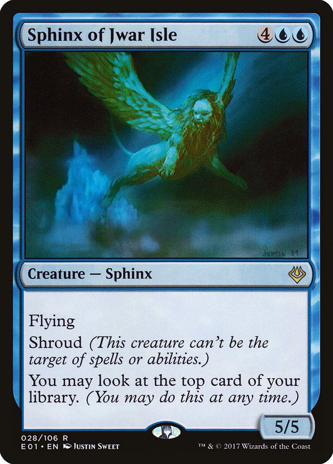 {R} Sphinx of Jwar Isle [Archenemy: Nicol Bolas][E01 028]