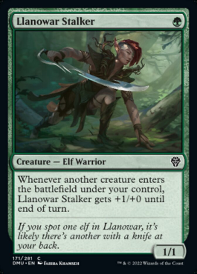 {@C} Llanowar Stalker [Dominaria United][DMU 171]