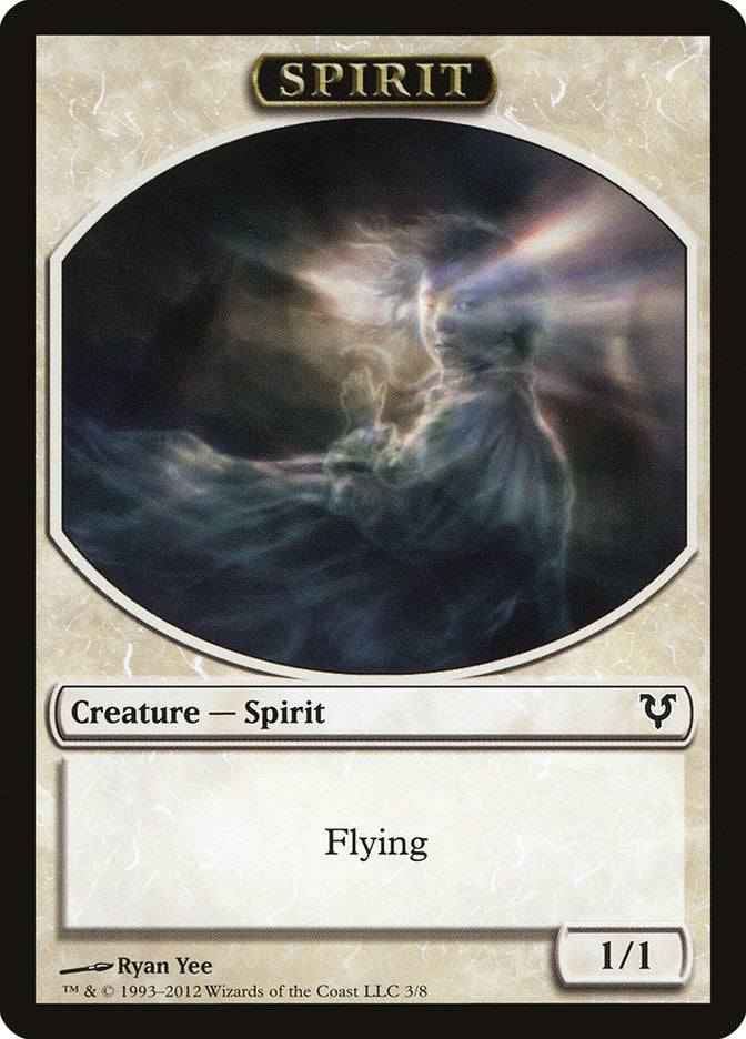 {T} Spirit Token (3/8) [Avacyn Restored Tokens][TAVR 003]