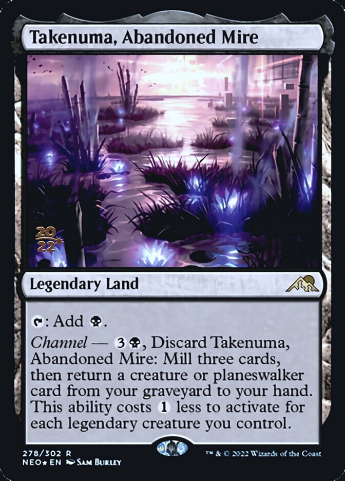 {R} Takenuma, Abandoned Mire [Kamigawa: Neon Dynasty Prerelease Promos][PR NEO 278]