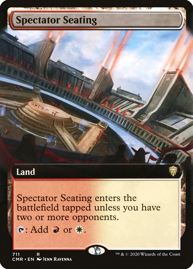 {R} Spectator Seating (Extended Art) [Commander Legends][CMR 711]