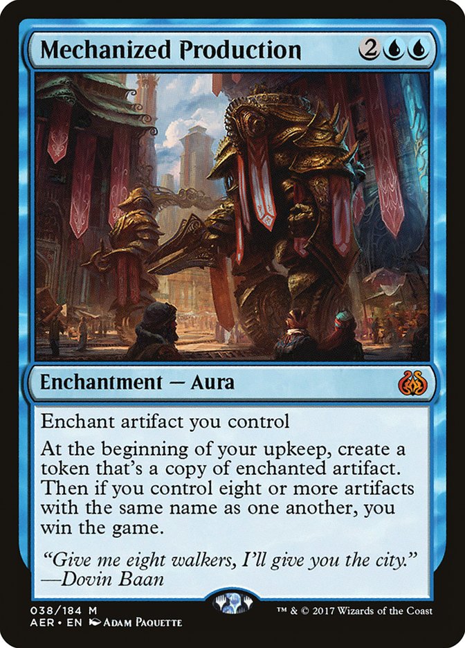 {R} Mechanized Production [Aether Revolt][AER 038]