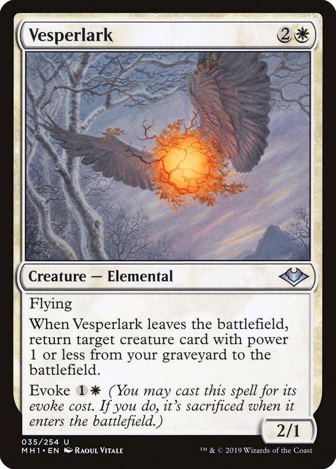 {C} Vesperlark [Modern Horizons][MH1 035]