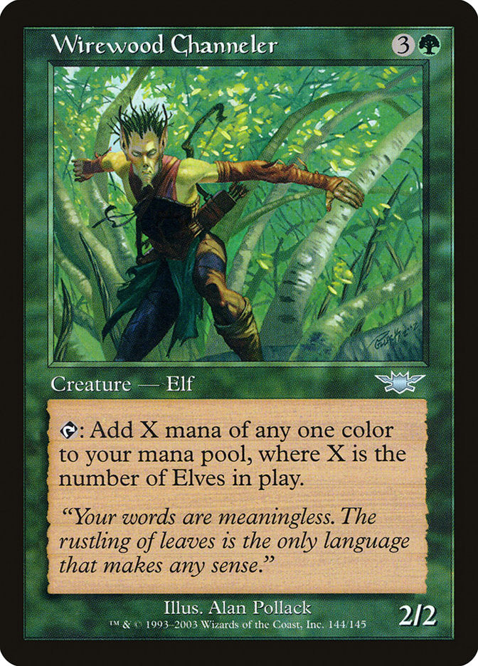 {C} Wirewood Channeler [Legions][LGN 144]