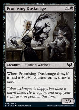 {C} Promising Duskmage [Strixhaven: School of Mages][STX 085]