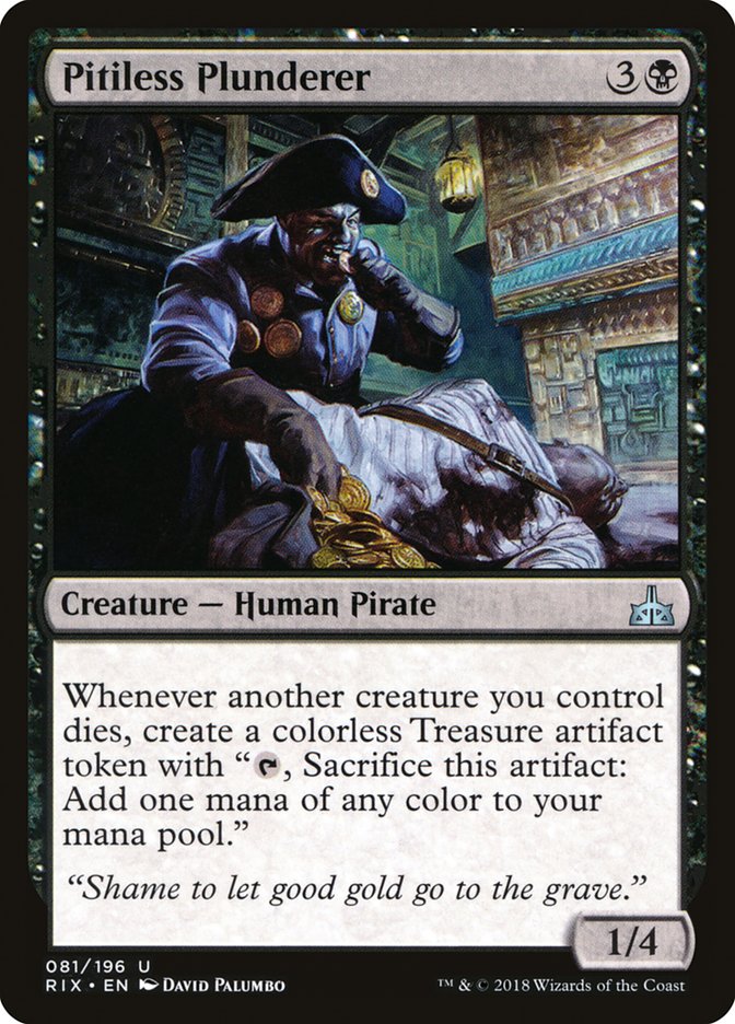 {C} Pitiless Plunderer [Rivals of Ixalan][RIX 081]