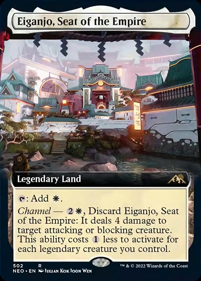 {R} Eiganjo, Seat of the Empire (Extended Art) [Kamigawa: Neon Dynasty][NEO 502]