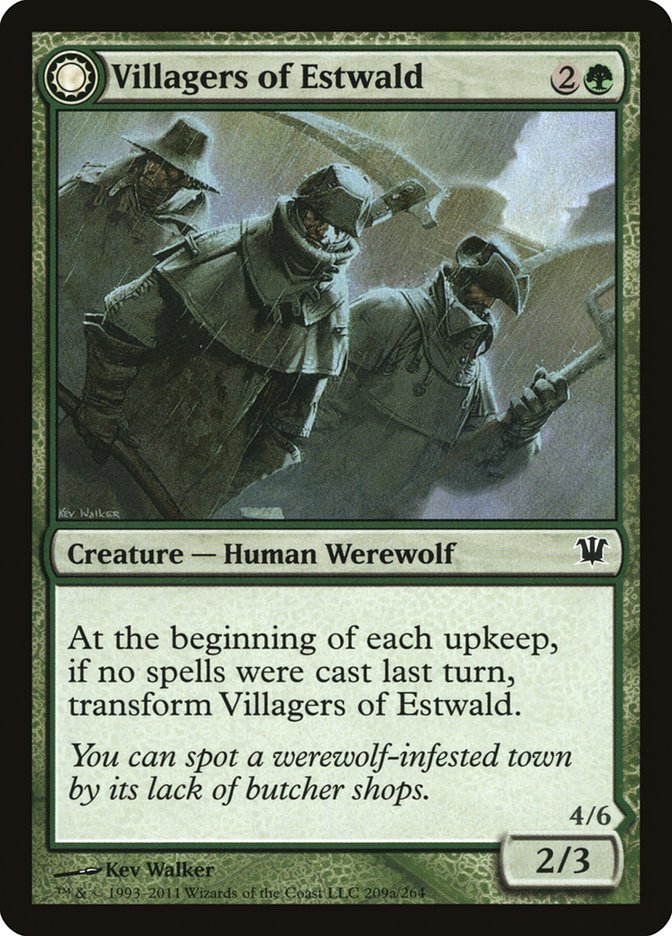 {C} Villagers of Estwald // Howlpack of Estwald [Innistrad][ISD 209]