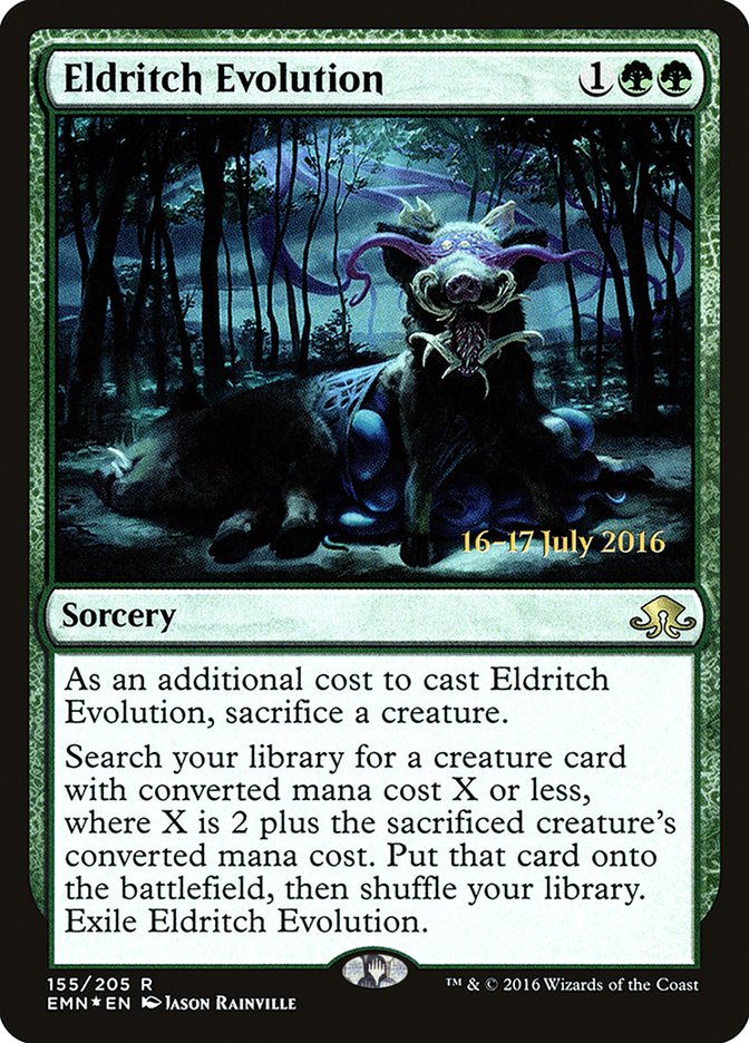 {R} Eldritch Evolution [Eldritch Moon Prerelease Promos][PR EMN 155]