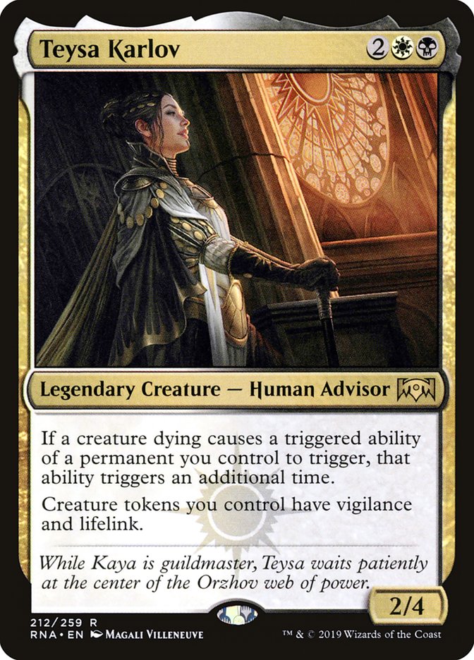 {R} Teysa Karlov [Ravnica Allegiance][RNA 212]