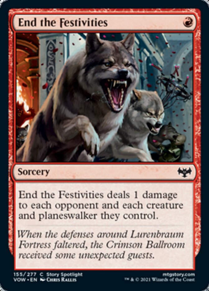 {C} End the Festivities [Innistrad: Crimson Vow][VOW 155]