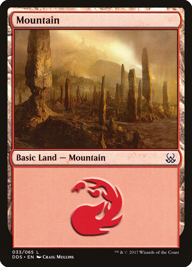 {B}[DDS 033] Mountain (33) [Duel Decks: Mind vs. Might]