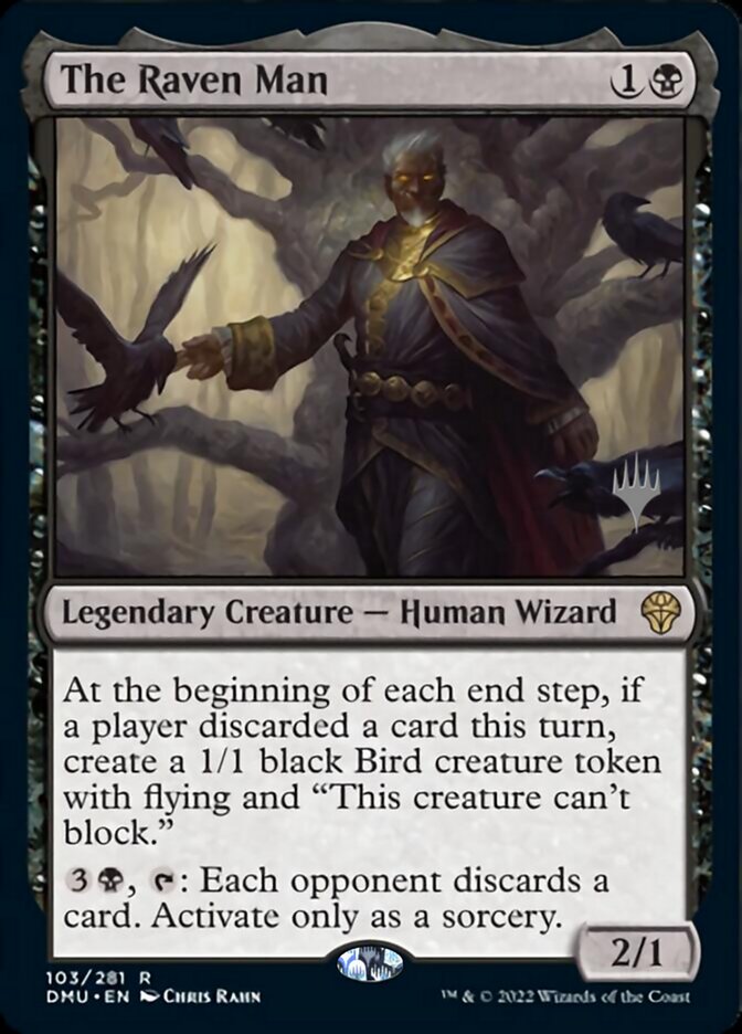 {@R} The Raven Man (Promo Pack) [Dominaria United Promos][PP DMU 103]