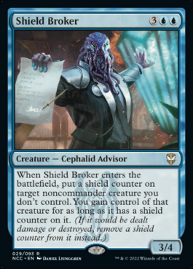 {R} Shield Broker [Streets of New Capenna Commander][NCC 029]