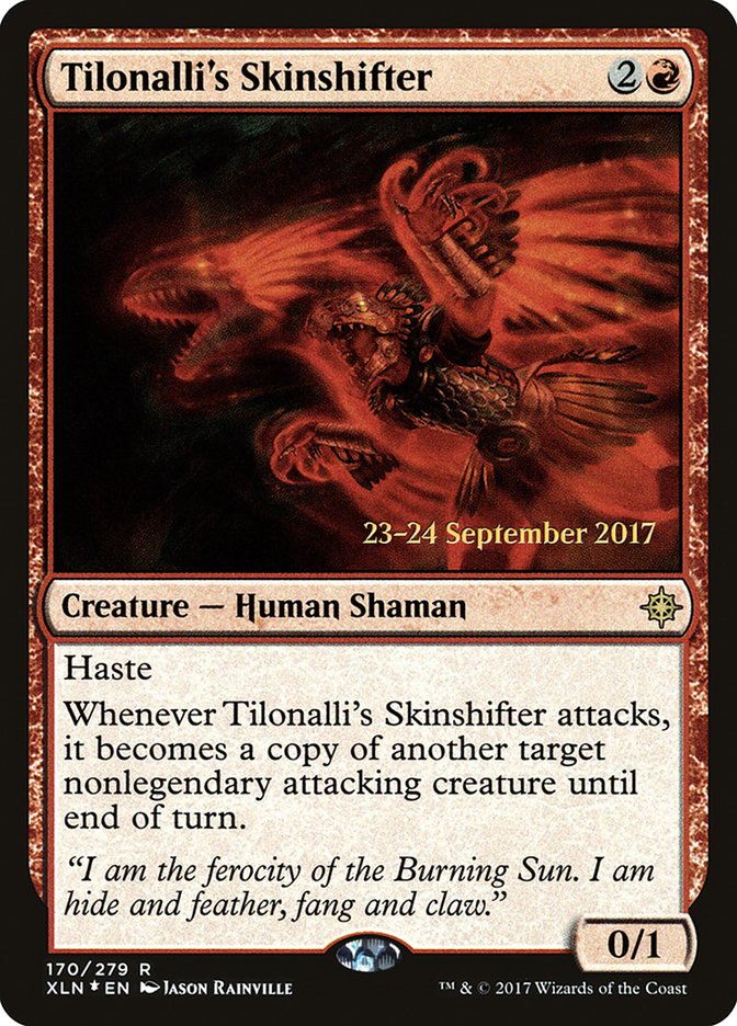 {R} Tilonalli's Skinshifter [Ixalan Prerelease Promos][PR XLN 170]