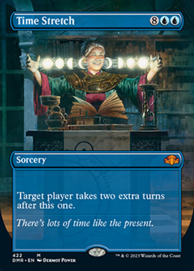 {R} Time Stretch (Borderless Alternate Art) [Dominaria Remastered][DMR 422]