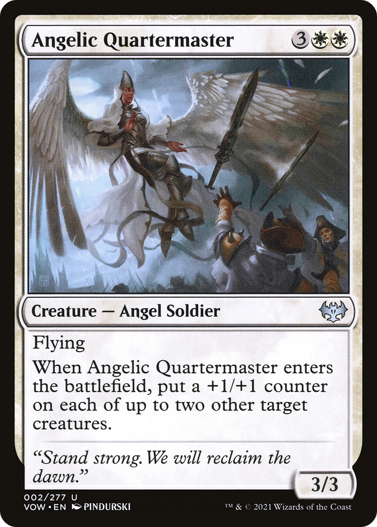 {C} Angelic Quartermaster [Innistrad: Crimson Vow][VOW 002]