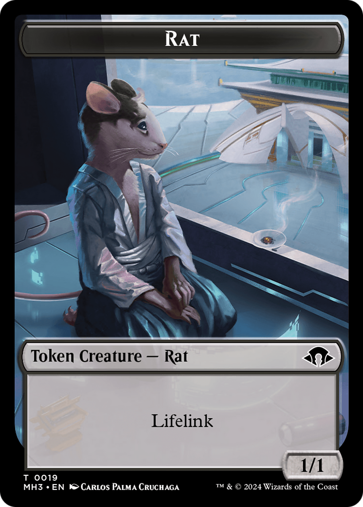 {T} Eldrazi Spawn // Rat Double-Sided Token [Modern Horizons 3 Tokens][TMH3 2//19]