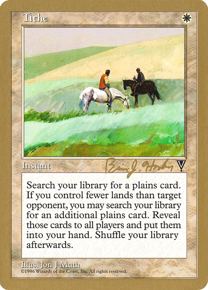 {R} Tithe (Brian Hacker) [World Championship Decks 1998][GB WC98 BH23A]