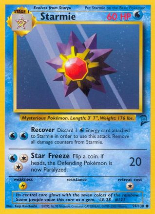 [PKM-C] Starmie (94/130) [Base Set 2]