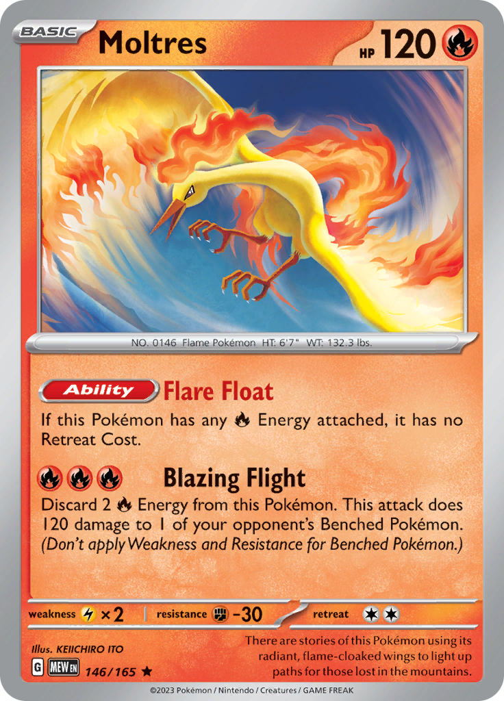 [PKM-R] Moltres (146/165) [Scarlet & Violet: 151]