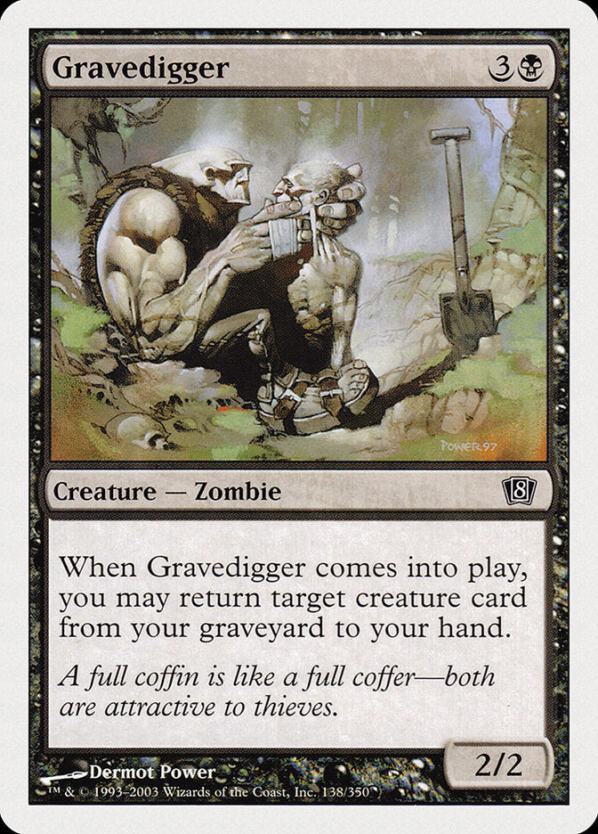 {C} Gravedigger [Eighth Edition][8ED 138]