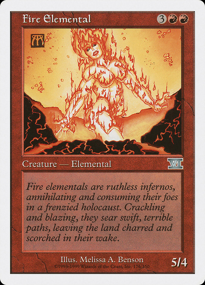 {C} Fire Elemental [Classic Sixth Edition][6ED 176]