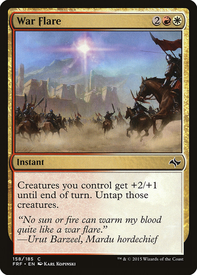 {C} War Flare [Fate Reforged][FRF 158]