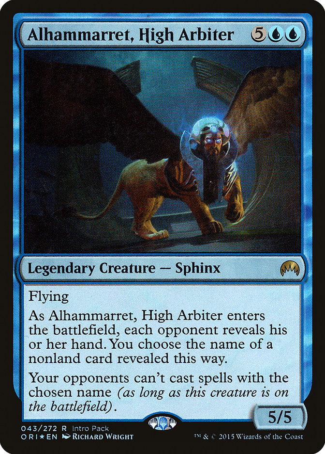 {R} Alhammarret, High Arbiter [Magic Origins Promos][PA ORI 043]