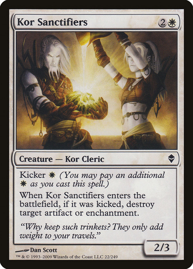 {C} Kor Sanctifiers [Zendikar][ZEN 022]