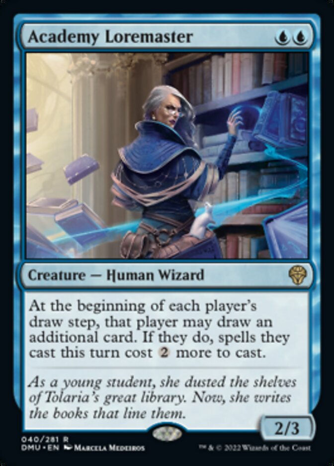 {@R} Academy Loremaster [Dominaria United][DMU 040]