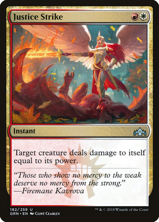 {C} Justice Strike [Guilds of Ravnica][GRN 182]