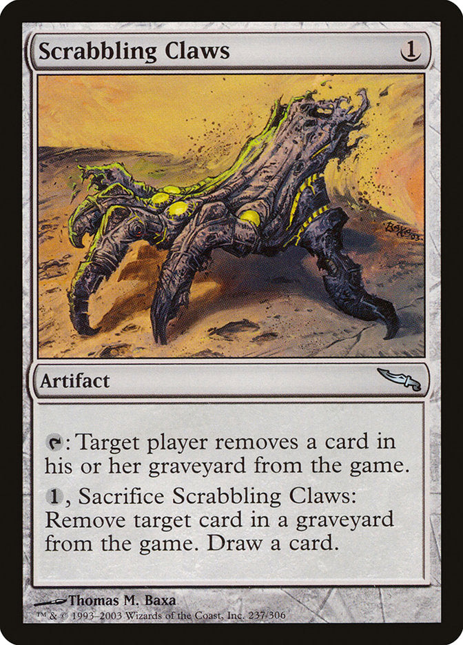 {C} Scrabbling Claws [Mirrodin][MRD 237]