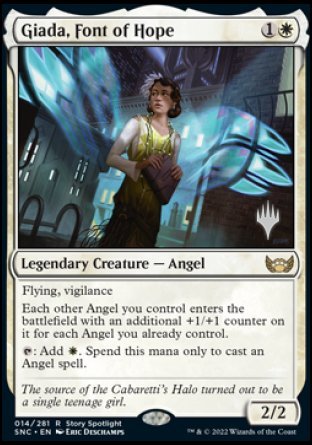 {R} Giada, Font of Hope (Promo Pack) [Streets of New Capenna Promos][PP SNC 014]