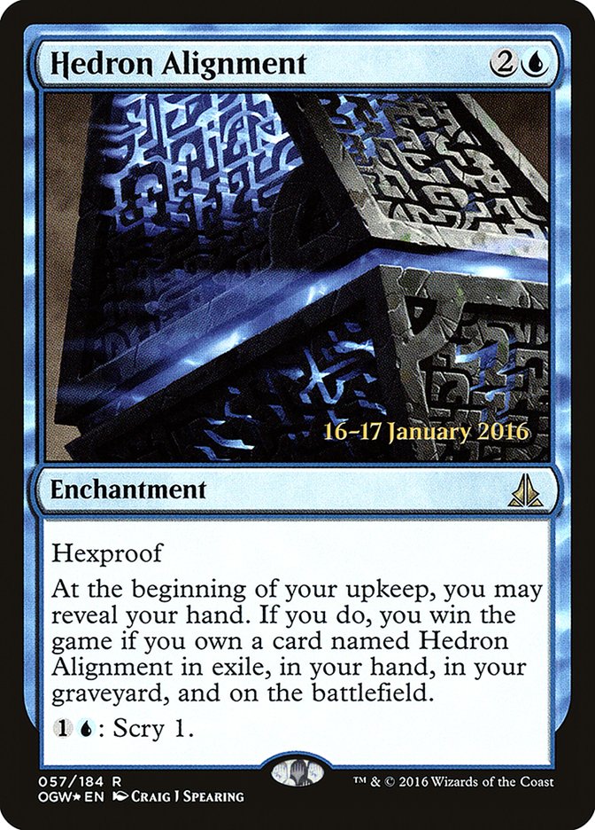 {R} Hedron Alignment [Oath of the Gatewatch Prerelease Promos][PR OGW 057]