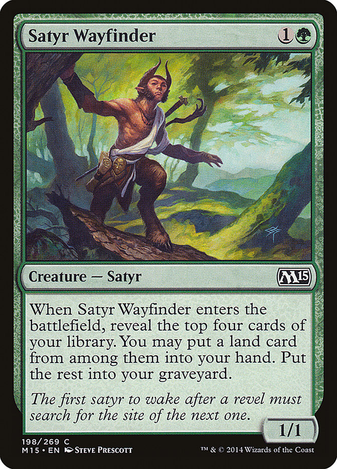 {C} Satyr Wayfinder [Magic 2015][M15 198]