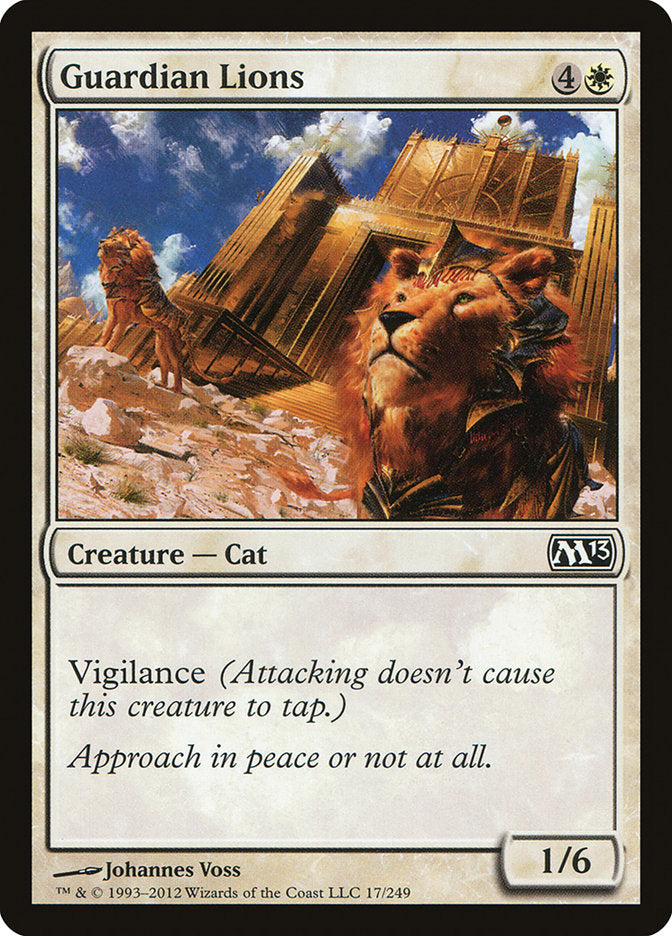 {C} Guardian Lions [Magic 2013][M13 017]