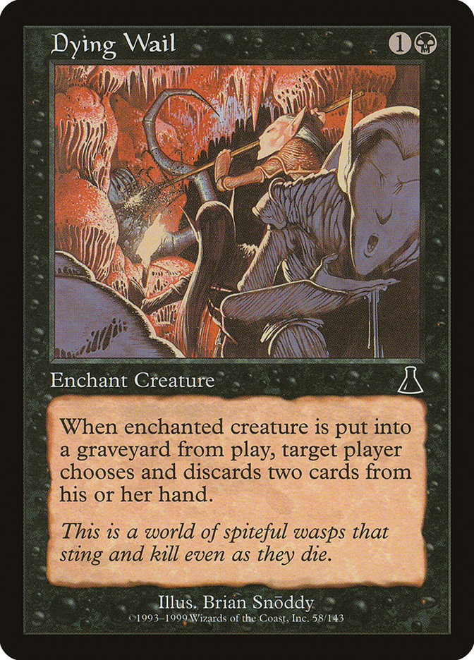 {C} Dying Wail [Urza's Destiny][UDS 058]