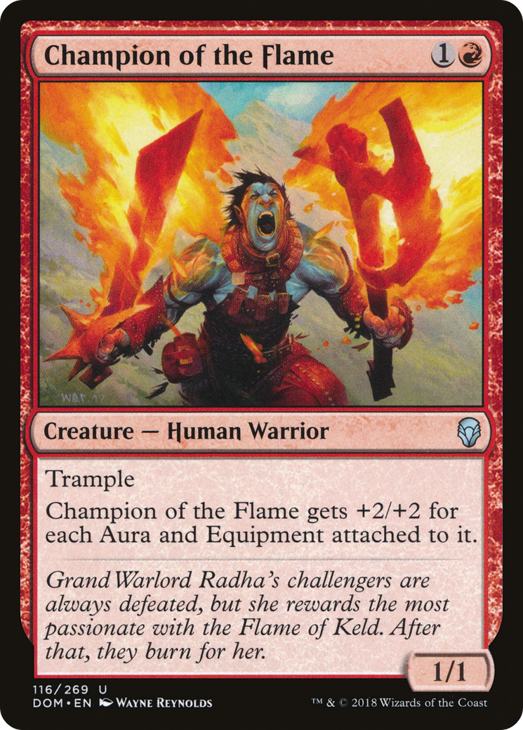 {C} Champion of the Flame [Dominaria][DOM 116]