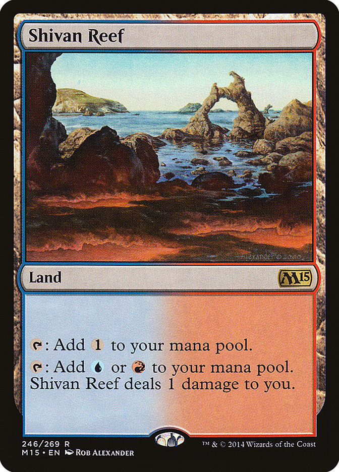 {R} Shivan Reef [Magic 2015][M15 246]