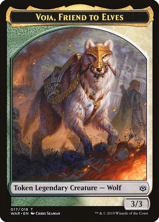 {T} Voja, Friend to Elves Token [War of the Spark Tokens][TWAR 017]