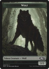 {T} Zombie // Wolf Double-Sided Token [Game Night 2019 Tokens][TGN2 6 // 8]