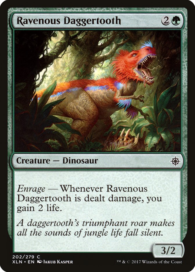 {C} Ravenous Daggertooth [Ixalan][XLN 202]