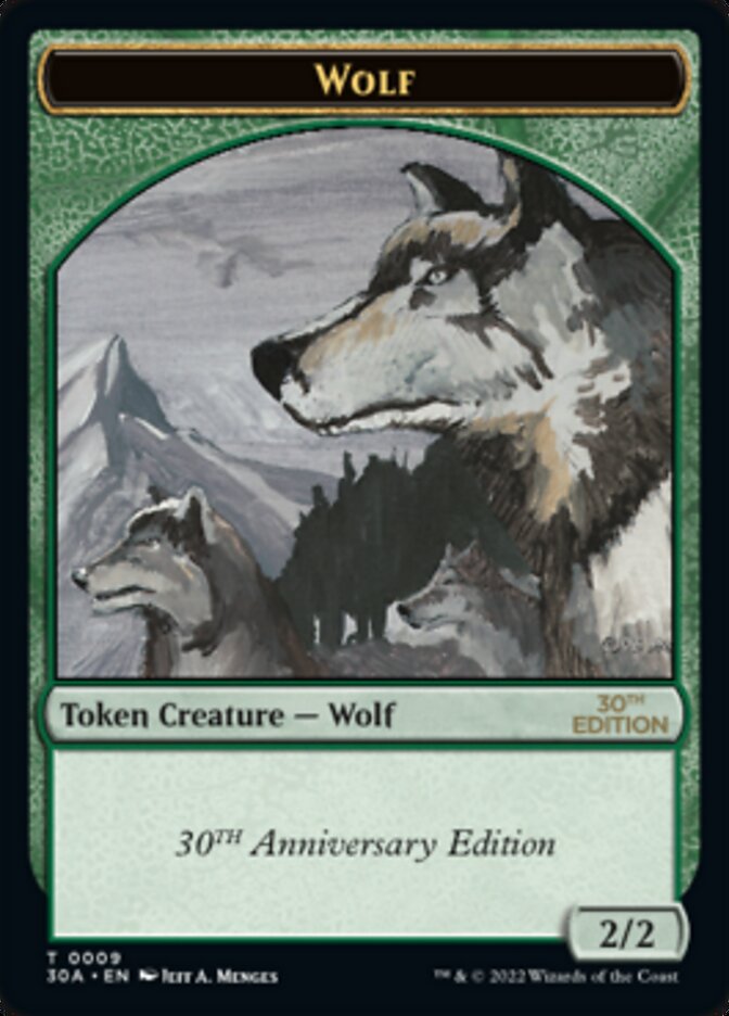 {T} Wolf Token [30th Anniversary Tokens][T30A 009]