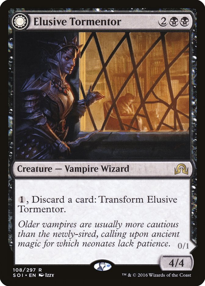 {R} Elusive Tormentor // Insidious Mist [Shadows over Innistrad][SOI 108]