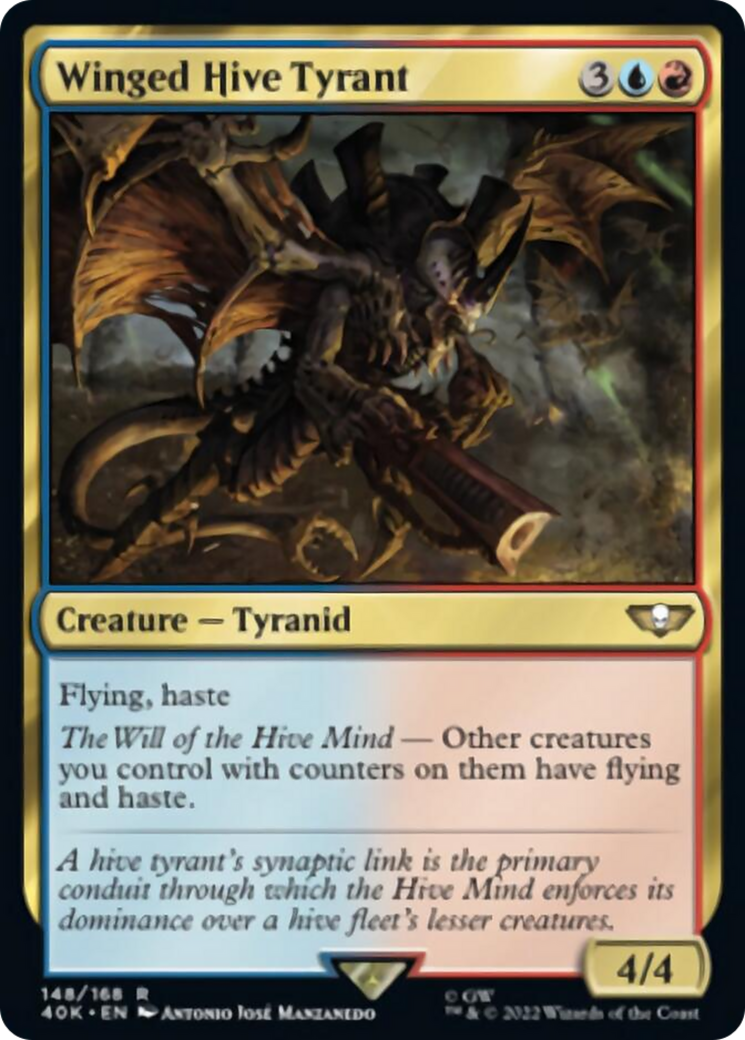 {R} Winged Hive Tyrant [Universes Beyond: Warhammer 40,000][40K 148]