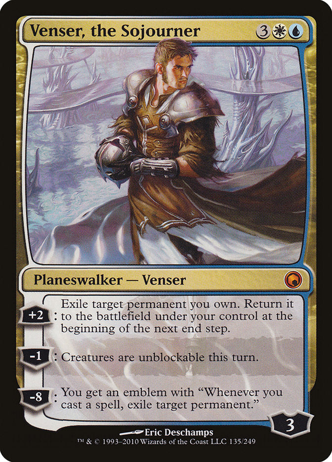 {R} Venser, the Sojourner [Scars of Mirrodin][SOM 135]