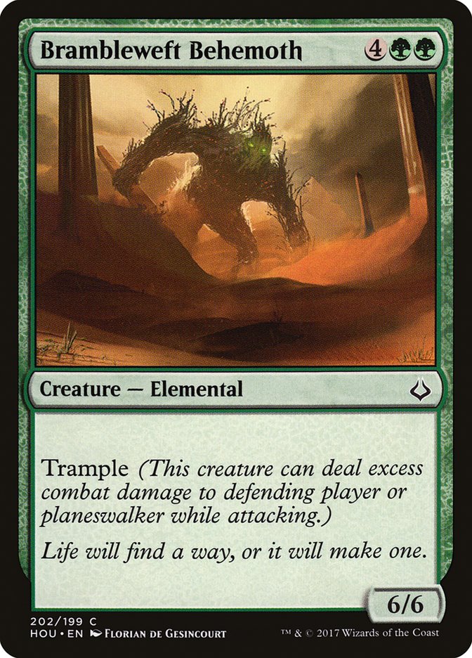 {C} Brambleweft Behemoth [Hour of Devastation][HOU 202]