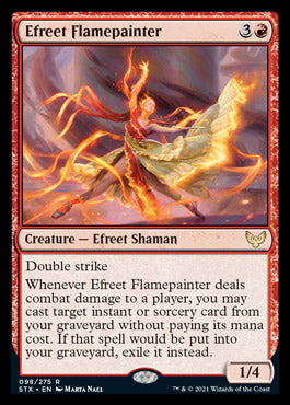 {R} Efreet Flamepainter [Strixhaven: School of Mages][STX 098]