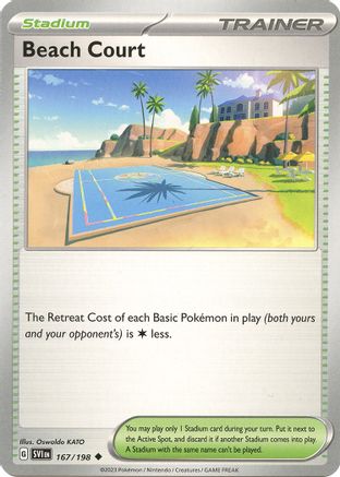 Beach Court 167 - SV01 Scarlet & Violet Base Set